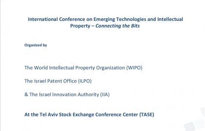 International Conference on Emerging Technologies and Intellectual Property: connecting [a mixed bag of] bits